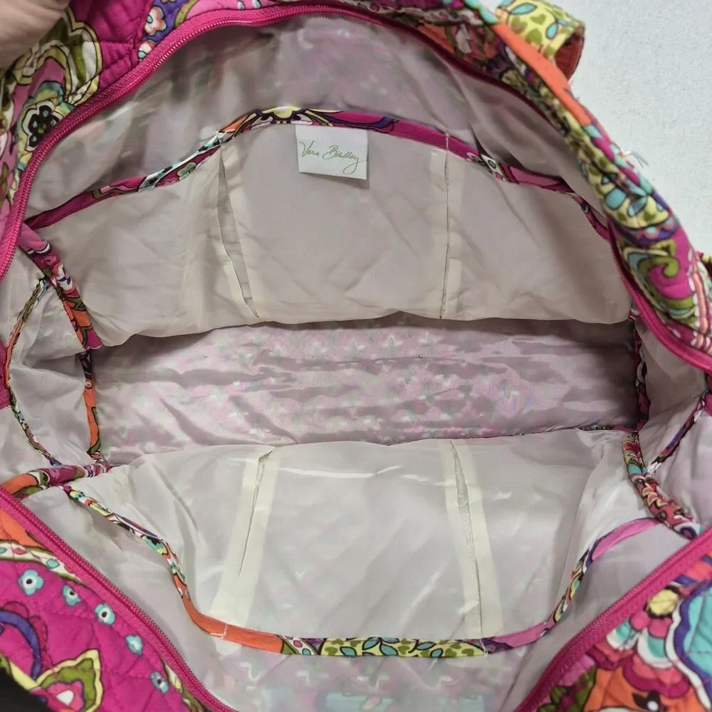 VERA BRADLEY Make A Change Baby Diaper Bag PINK SWIRLS NWT